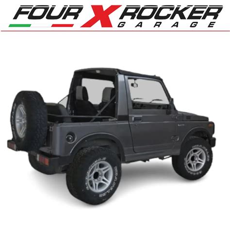 Capote Top In Soft Top Fastback Bikini Nera Suntop Suzuki Samurai Santana Sj