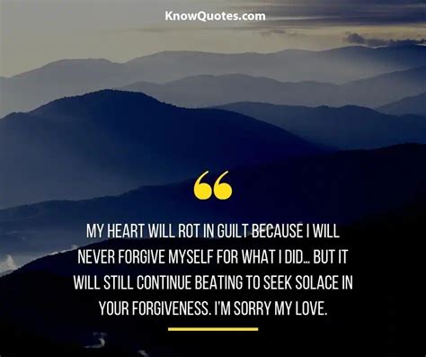 Sorry Love Quotes | KnowQuotes.com