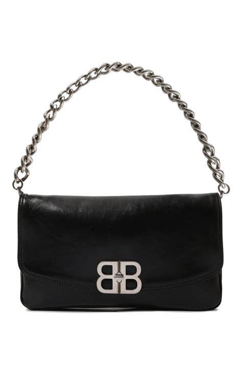 Женская черная сумка bb soft medium BALENCIAGA купить в интернет ...