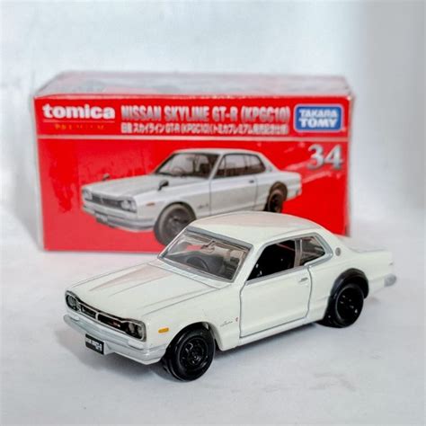 Jual Tomica Premium Skala64 Nissan Skyline GTR KPGC10 Putih Mutiara No