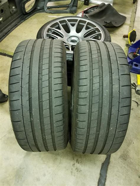Set of Michelin Pilot Super Sport Tires. 305/30/19, 235/35/19 ...