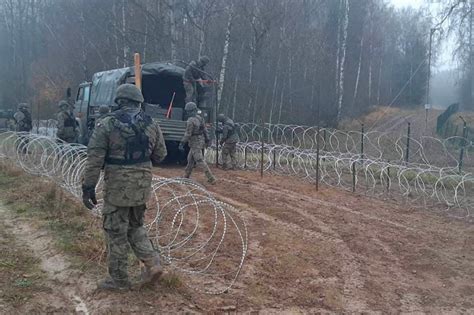 Trwa Budowa Zapory Na Granicy Polsko Rosyjskiej