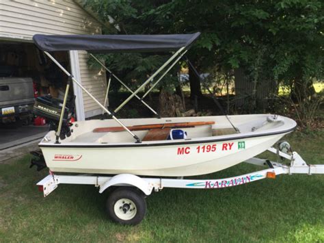 1980 Boston Whaler 9 Ft Row Boat Dingy Tender Boston Whaler For Sale