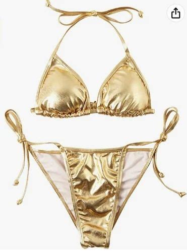 Women S Faux Leather Style Halter Neck Tie Side Bikini Set Plain At Rs Piece In Delhi