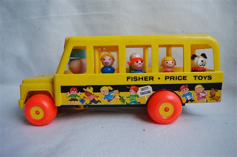Vintage Fisher Price Schoolbus Schoolbus 192 Fisher Price Toys
