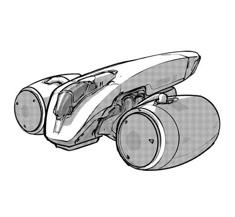 Vintage Spaceship Concept Art