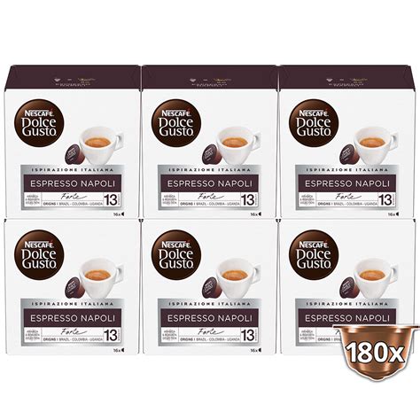 Caf Espresso Napoli Pack Capsules Nescaf Dolce Gusto