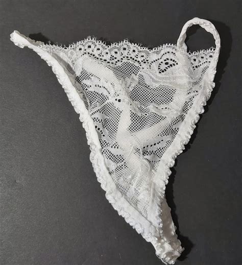 Erotic Lingerie See Through Panties White Squeeze Etsy Canada