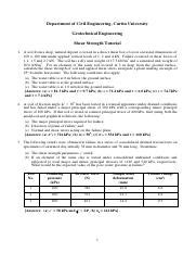 Shear Strength Tutorial.pdf - Department of Civil Engineering Curtin ...