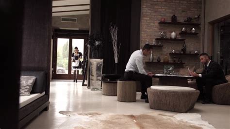 Pretty Brunette Maid Sucks Cock As She Gets Fucked From Behind From My Maid And Me By