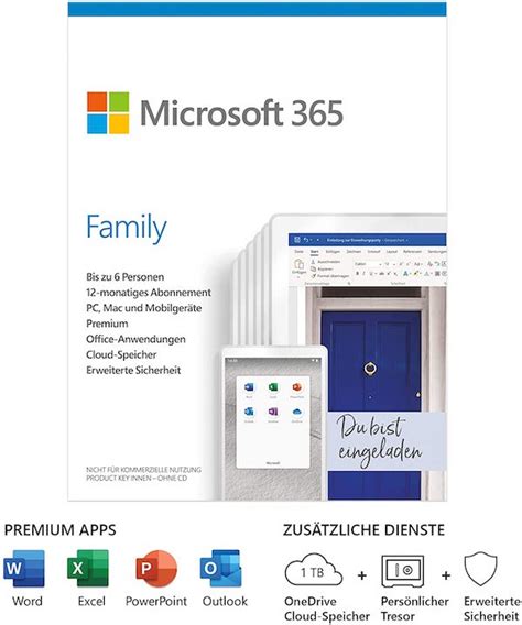 Microsoft 365 (Office 365) Family 6 Nutzer nur 49,99 Euro › Macerkopf