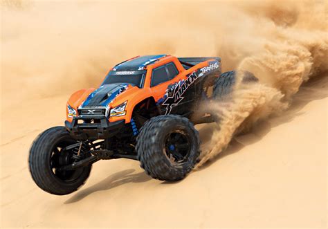 Traxxas 770864OR X-Maxx 8S 4WD Brushless TQi TSM Orange-X - SamiRC