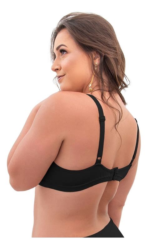Suti Plus Size Refor Ado Cor Lisa Soutien Boj O Lingerie Parcelamento Sem Juros