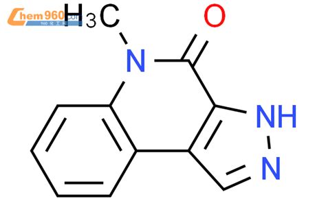 120757 42 8 4H Pyrazolo 3 4 c quinolin 4 one 3 5 dihydro 5 methyl CAS号