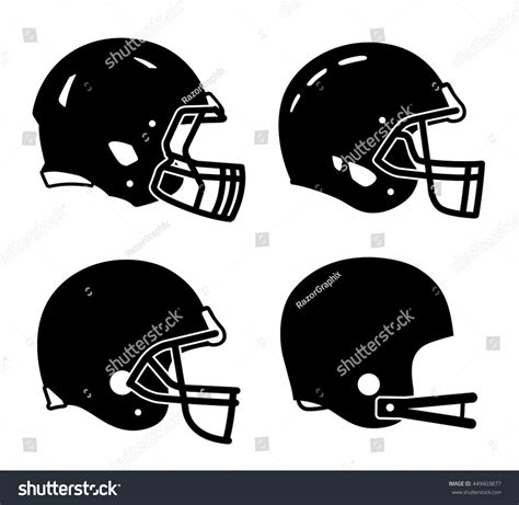 Vintage Football Helmet Clip Art