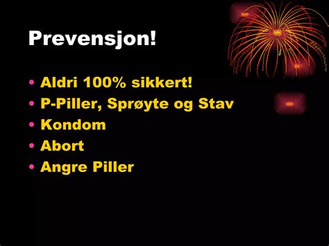 Sex Kj Rleik Og Prevensjon Ppt