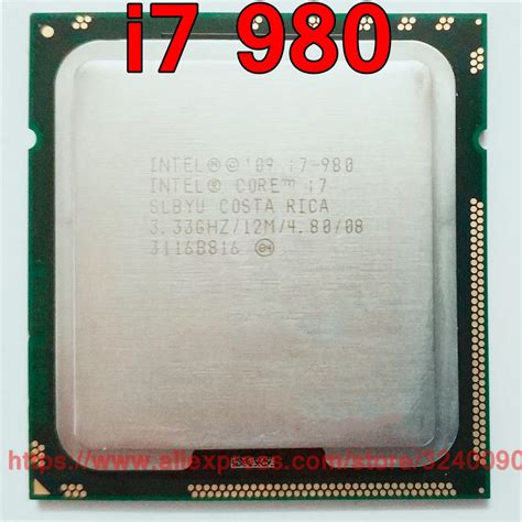 Original Intel CPU Core i7 980 Processor Extreme Edition i7 980 3.33GHz ...