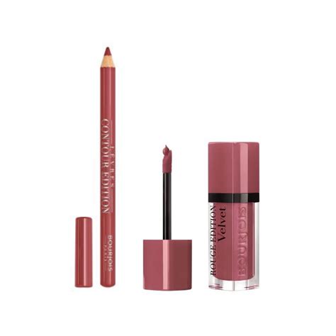 Bourjois Rouge Edition Velvet Lipstick Nude Lip Pencil Nude Wave