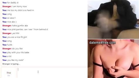 Horny Babe Helps Man Cum On Webcam