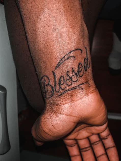 Tattoo Blessed Tattoos For Guys Small Tattoos For Guys Small