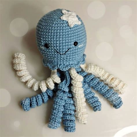 Polvo Em Amigurumi Croch Elo Produtos Especiais