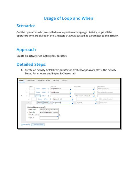 Activity On Pega | PDF