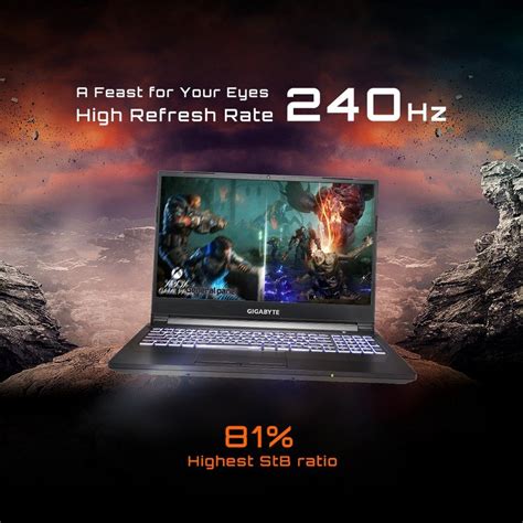 Gigabyte A5 X1-CES2130SH AMD Ryzen 9 5900HX/16GB/512GBSSD/RTX 3070/15.6 ...