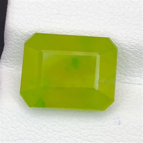 Rare Faceted Cts Green Hydro Grossular Garnet