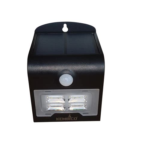 Aplica De Exterior Lumina Led De Culoare Neagra Cu Panou Solar Si