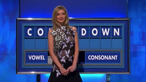 Countdown S Rachel Riley Thrills In Nude Illusion Dress Daily Star