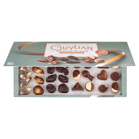 guylian  piece premium belgian chocolate assortment world wide