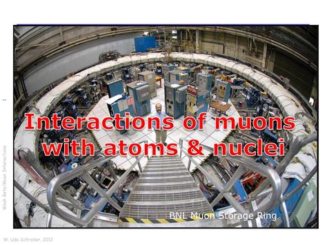 PPT Interactions Of Muons With Atoms Nuclei PowerPoint Presentation