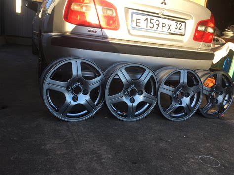 Покраска дисков в цвет мокрый асфальт 😊 — DRIVE2