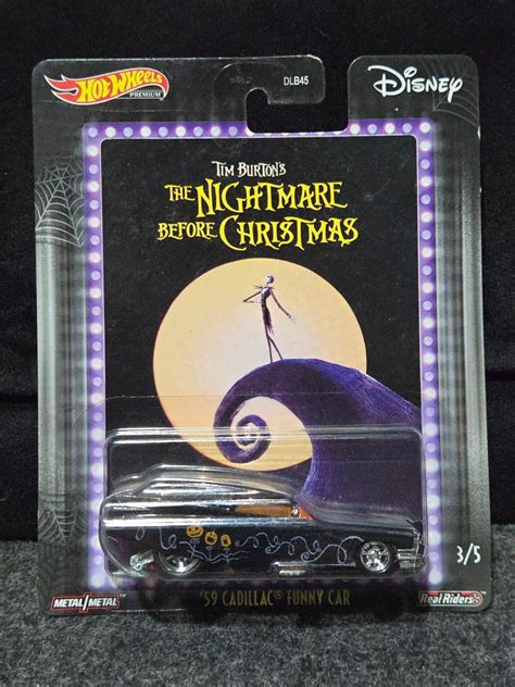 Hot Wheels 1959 Cadillac Funny Car The Nightmare Before Christmas Hobbies Toys Toys Games