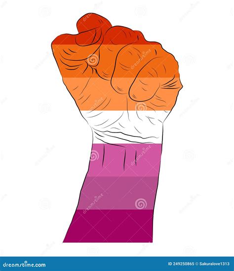Lesbian Flag Illustration Lesbian Pride Flag Icon Stock Vector Illustration Of Tolerance