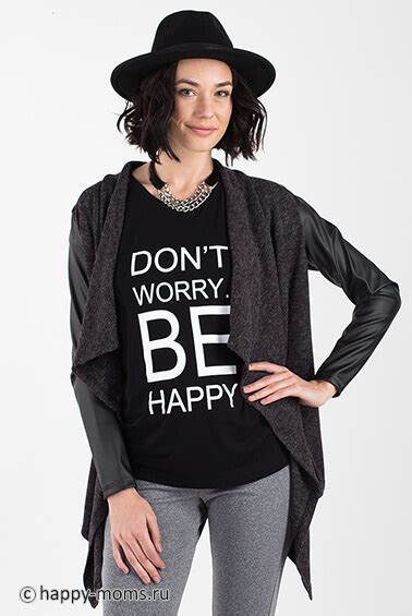 Кардиган для беременных из трикотажа 55107 интернет магазин Happy-Moms.ru