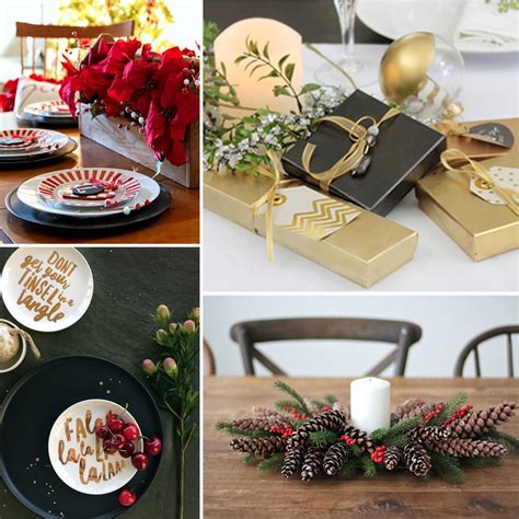 DIY Christmas Table Decorations Blog Feature