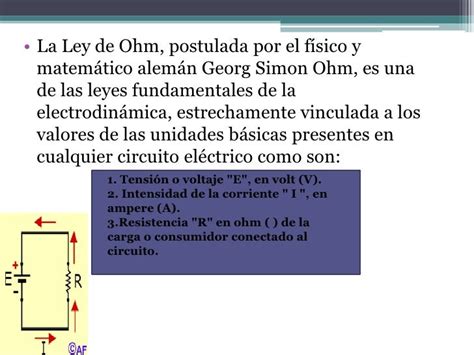 Electricidad Y Magnetismo Ley De Ohm