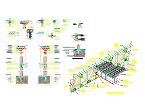 Corte Por Fachada De Edificio En Autocad Cad 107 Mb Bibliocad