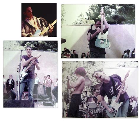 Lot Detail Jack Sherman Of Red Hot Chili Peppers Turquoise Schecter Tele Guitar Used Live