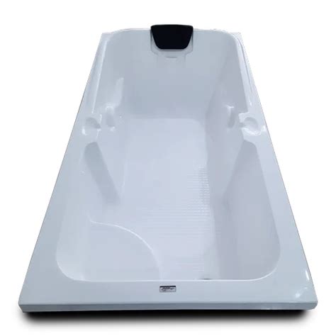 White Ceaser Feet X Feet Fixed Acrylic Bathtub For Bathroom At