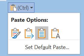 Fullbean Tutorials Options When Pasting Into Word