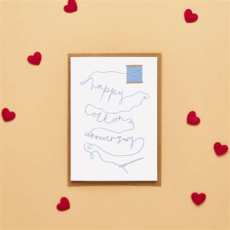 cotton wedding anniversary present ideas 4