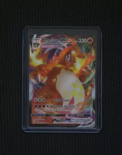 Carte Pokemon Charizard Vmax T N Bres Embras Es Neuve Eng Eur