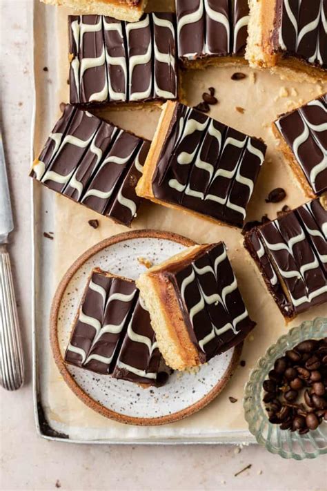 Espresso Millionaire Shortbread Bars Emma Duckworth Bakes