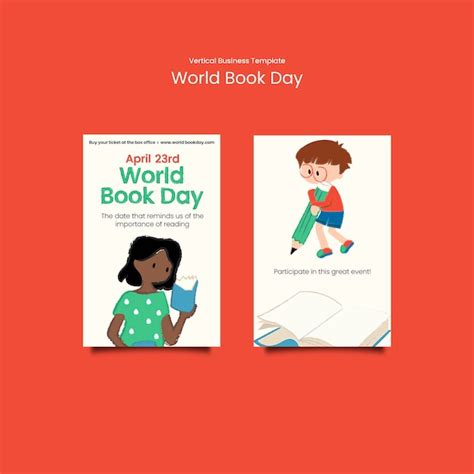 Free Psd World Book Day Template Design