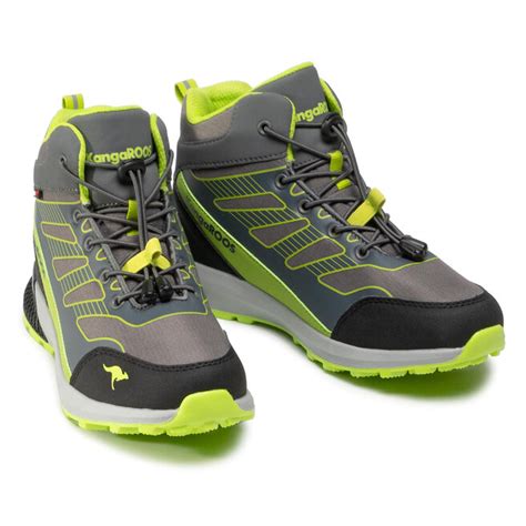 Trekkingschuhe KangaRoos K Scout Rtx 18544 000 2014 D Steel Grey Lime