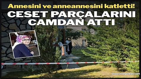 Annesi ve anneannesini öldürüp ceset parçalarını camdan attı İmza