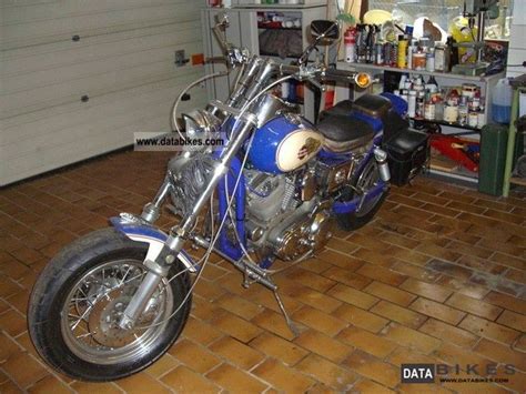 1986 Harley Davidson Sportster Single Piece Baby Blue