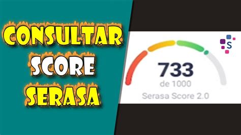 Como Consultar SCORE no SERASA Grátis YouTube